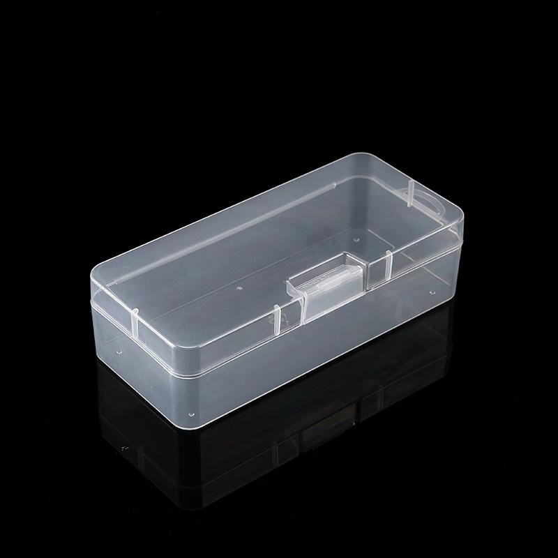Medium Stationery Box Pp Empty Box Rectangular Transparent Storage Box Packaging Box Hardware Parts Jewelry Component Box
