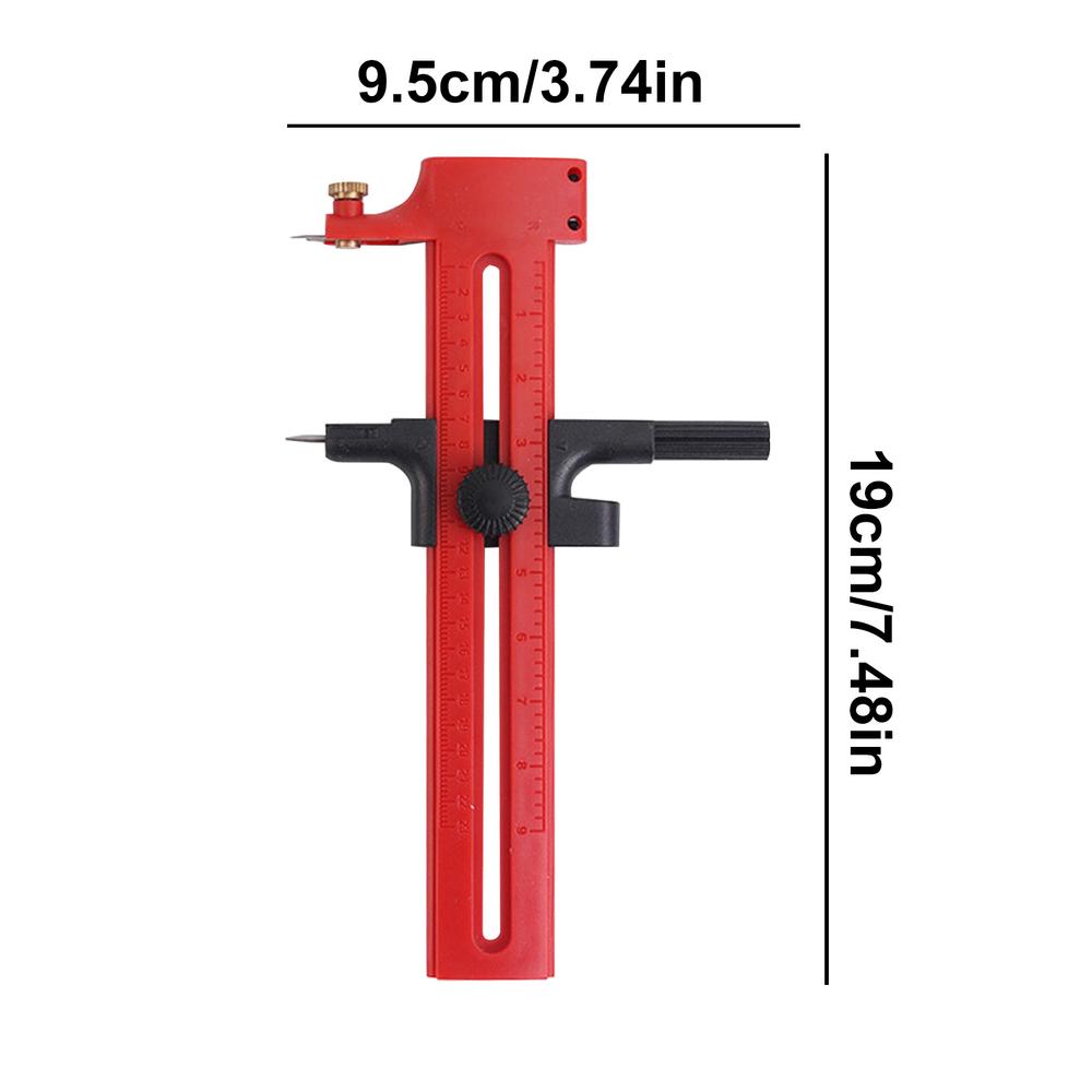Compass Circles Cutter Rotary Compass Circles Paper Cutter Compact Design Art Craft Tool for Teaching Purpose Model Making and
