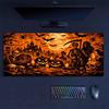 Pumpkin Happy Halloween Color Mouse Pad Large Gaming Table Cushion Non-slip Laptop Tablet Big Mousepad XXL Mat Mini PC Playmat With Lock edge