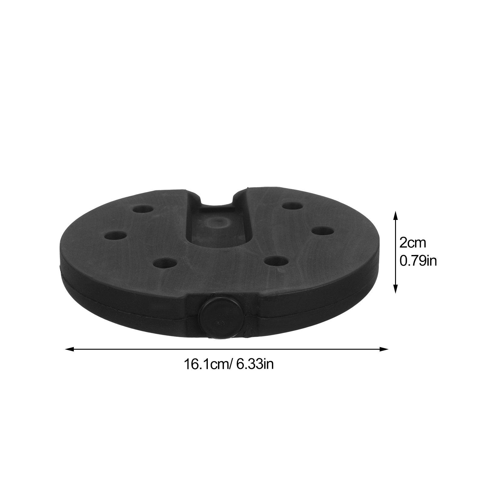 Прочная резиновая основа для лампы, круглая утяжеленная подставка для напольной настольной лампы, устойчивое шасси настольной лампы, декоративное использование для дома и офиса