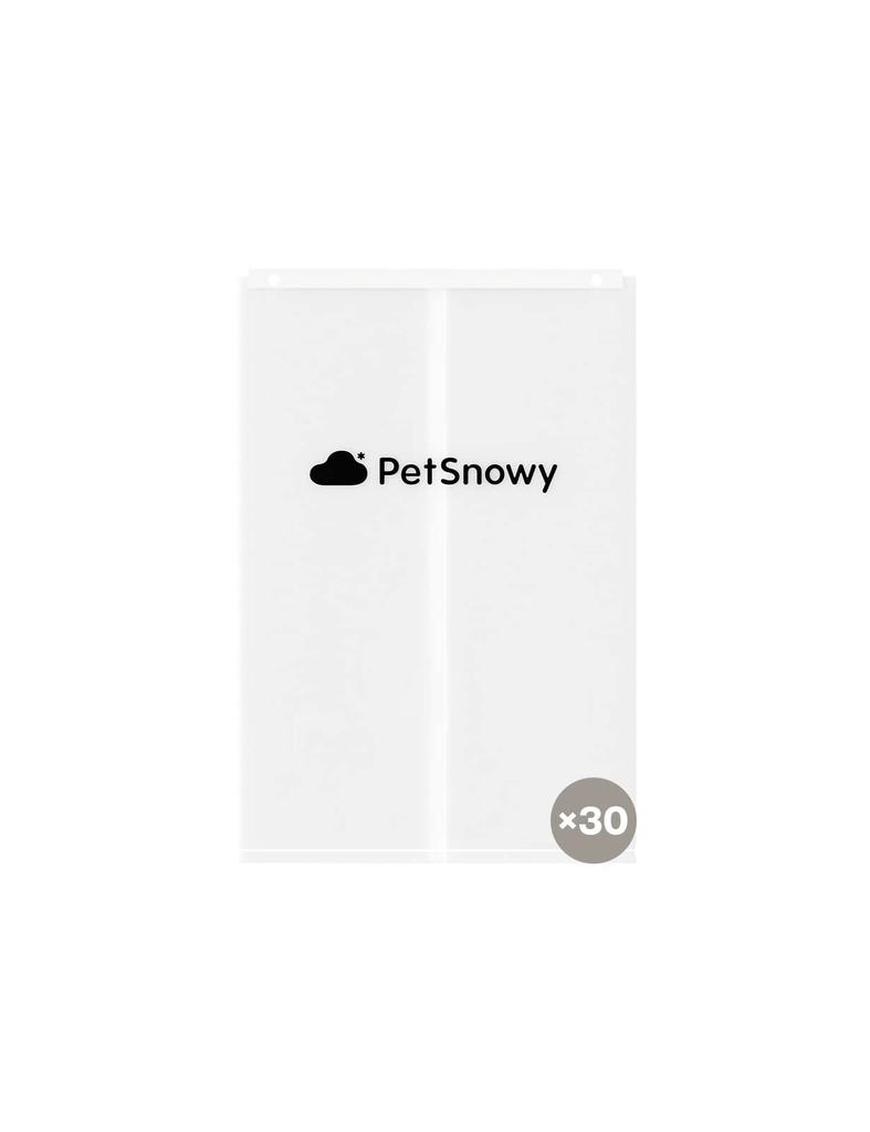 PetSnowy Cat Automatic Toilet Garbage 30 Pieces for Replacement Trash Can Sealing System Bag,