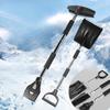 3-in-1 Schaufel Schneeentferner Schaufel Einziehbar Schneebürste Winter Abnehmbar Auto Schnee Schaufel Set Für Auto LKW Camping