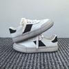 2 women's shoes summer breathable low-top flat-bottomed ivory white board shoes versatile color matching ivory white