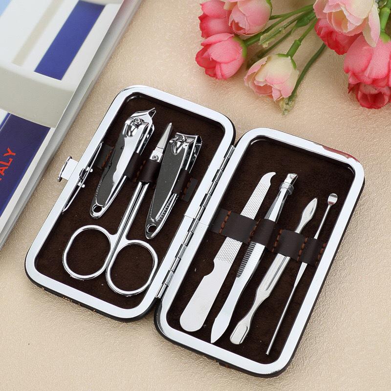 Buy 7/10Pcs Nail Clipper Nail Care Set Pedicure Scissor Tweezer Knife ...