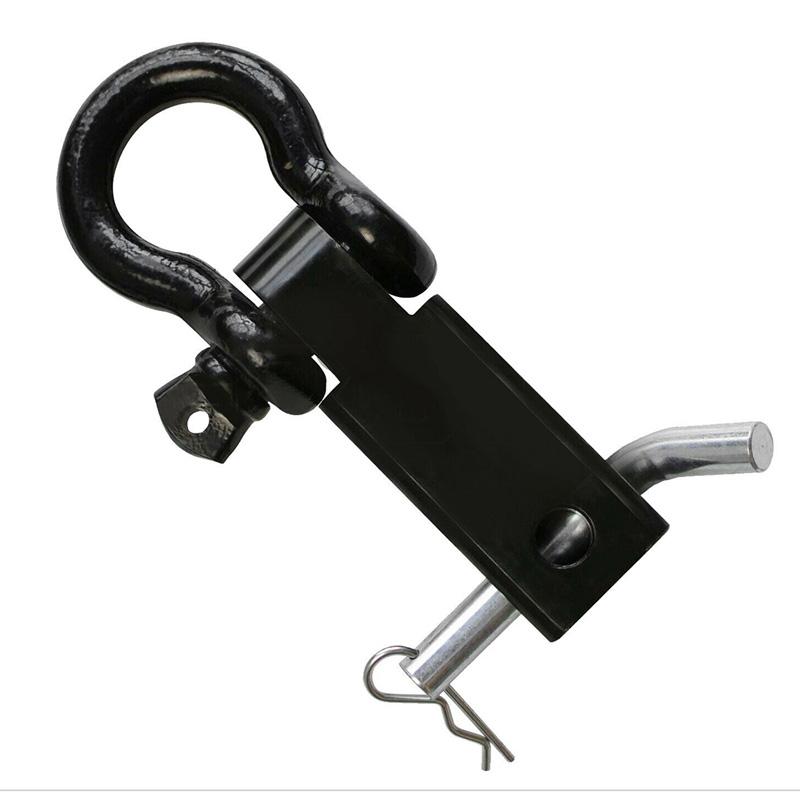 Shackle Hitch Receiver 2 inch 4.75T Solid Heavy Duty Towing Hitch Receiver Best Towing Accessories for Vehicle Recovery Off-Road