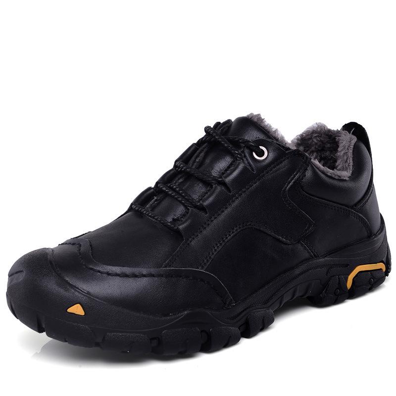 Весенне-осенняя мужская обувь из кожи на открытом воздухе — фото 4