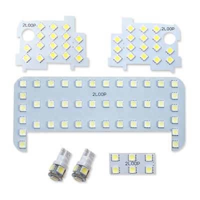 2LOOP 3-Chip SMD 6 Stück Lactis NCP120/NSP120 Serie LED Innenraumleuchte, Ohne Schiebedach, Glühbirnenfarbe