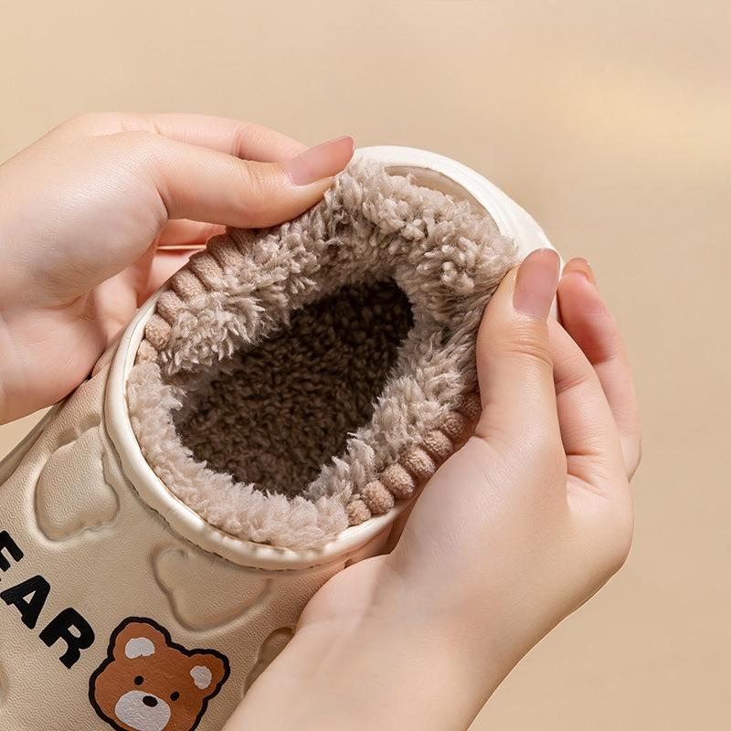 New Indoor Home Anti-slip Slippers for Women Wearing Cotton Shoes