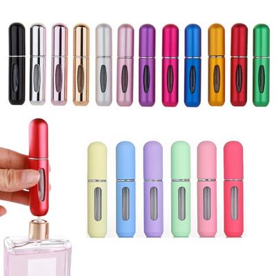 Přenosný 5ml mini plnitelný rozprašovací atomizér Spodní plnění lahvičky Parfémová nádobka Vonná pumpa Prázdné obaly na kosmetiku Cestování