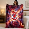 Coperta di Flanella con Stampa di David Bowie Morbida e Leggera Coperta Plaid in Peluche per Letto Divano Uso Domestico