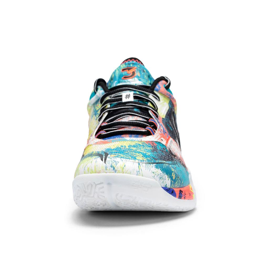 Li Ning Sports Comfortable Breathable Support Low-Top Badminton Shoes Unisex sneaker Blue Pink AYAV001-6