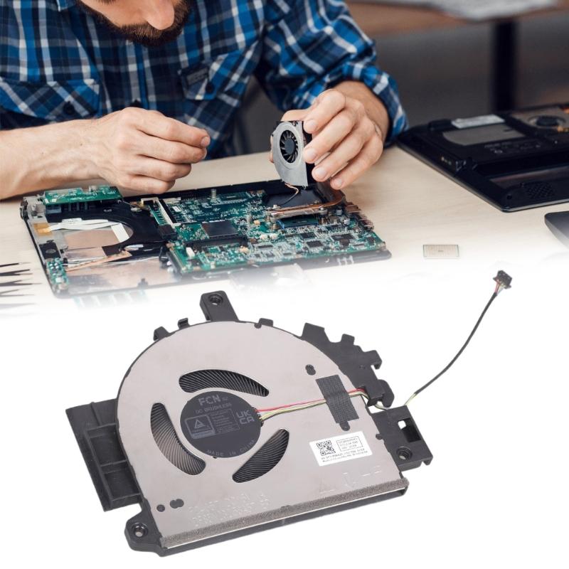 Quiet Laptop Cooling Fan For Slim 3 15Q8X10 Enhances Thermal Management Metal Build Easy Installation