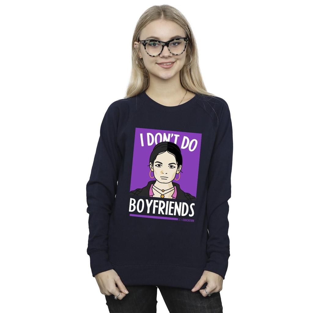 Netflix Womens/Ladies Sex Education I Don´t Do Boyfriends Sweatshirt