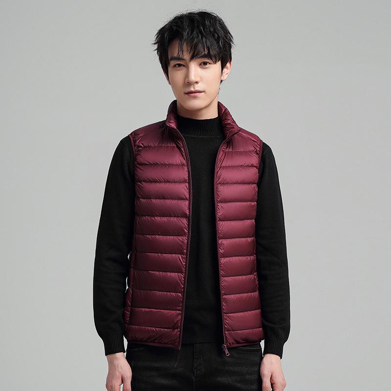 Men's 2025 Lightweight Hooded Down Jacket - New Arrival Winter Stand Collar Short Outerwear