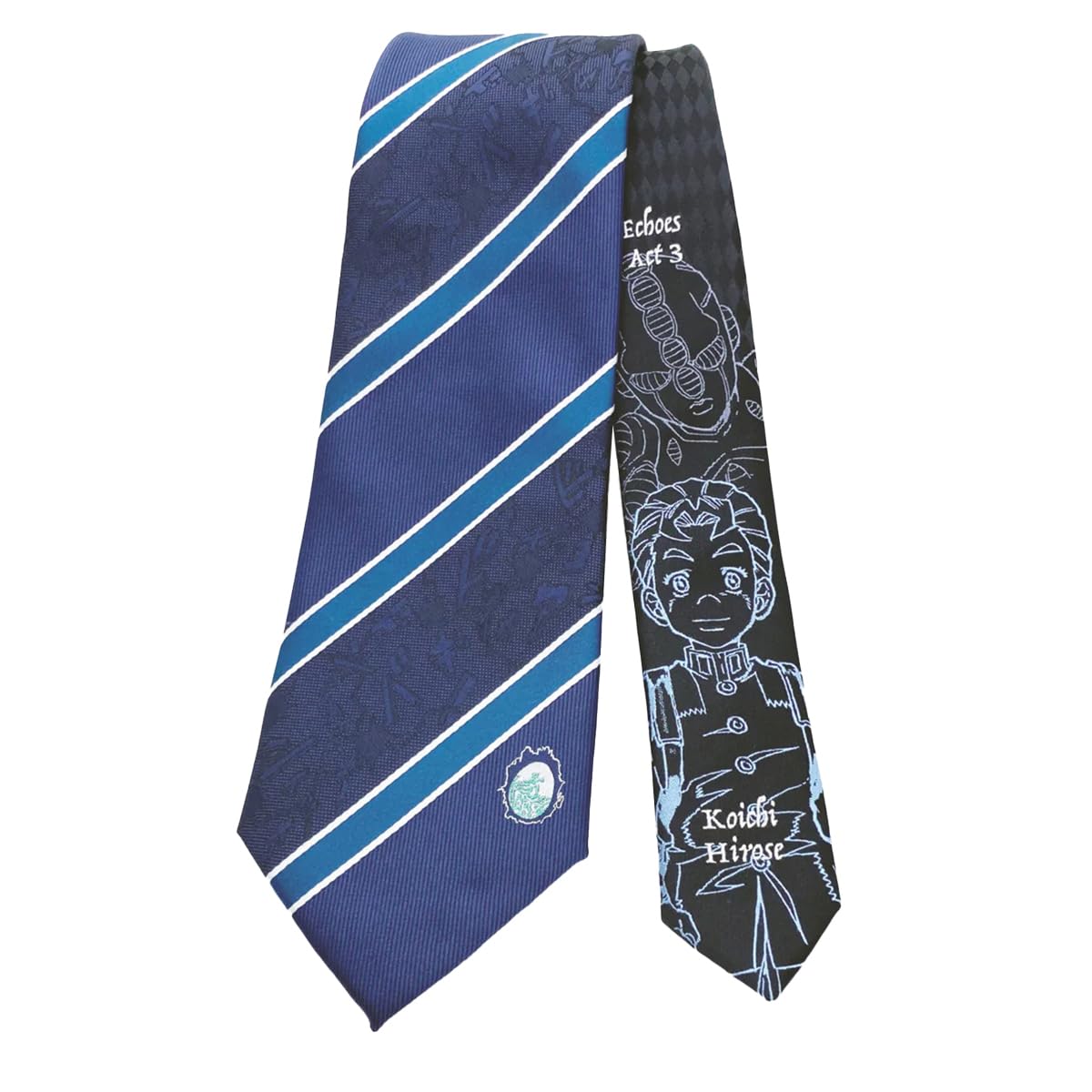 

[Флоренция Спец] Галстук JoJo s Bizarre Adventure Часть 4 от Коичи Хиросэ JJN000006-003 Темно-синий 2 Стандартный
