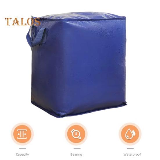 Storage Bag with Reinforced Handle Large Capacity Dustproof Moisture-Proof Organizer Thickened Oxford Cloth Storage Pouch