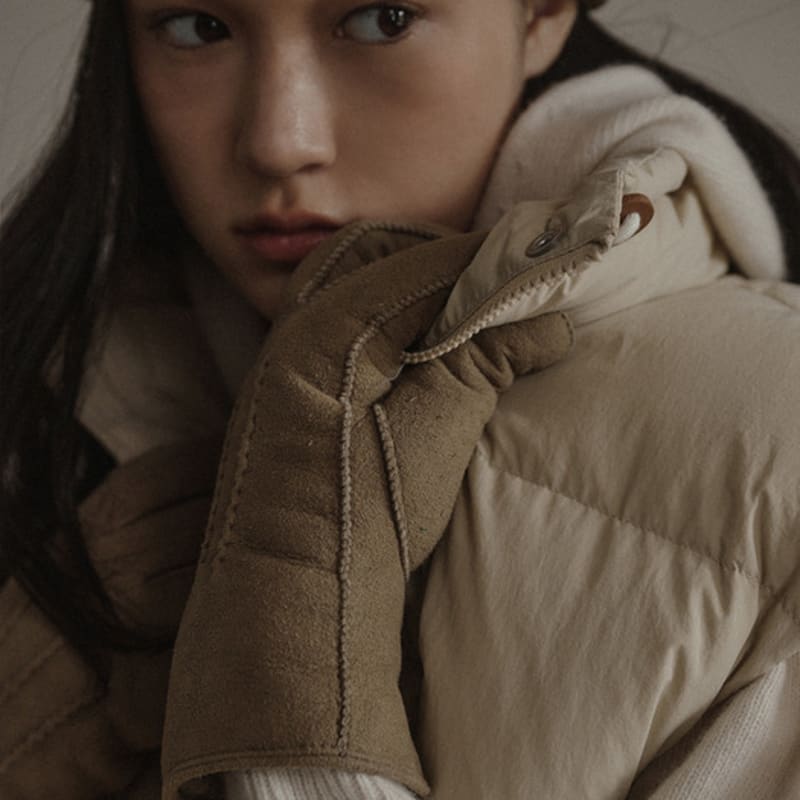 SAGEMENT LAM SKIN SUEDE GLOVES