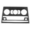 Bil Luftkonditionering CD Panel Trim Ram Kolfiber Dekor Passar för E84 X1 2011‑2015