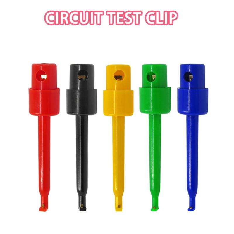Accuracy Circuits Testing Hook with Spring Action Clip Strong Plastic Test Clip Set For Hands Without Electronics Repair