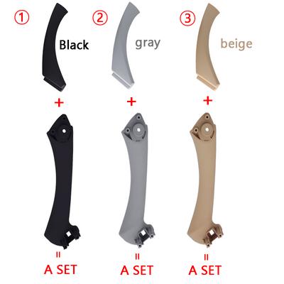 Gray Beige Black Left Right Car Interior Handle Inner Door Armrest Panel Pull Trim Cover For BMW 3 Series E90 E91 328 330