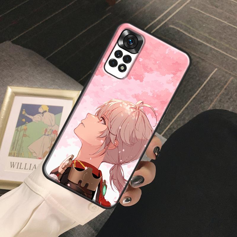 Genshin Impact Kaedehara Kazuha Funda For Xiaomi Redmi Note 13 14 Pro 9 10 11 12 Pro 10S 11S 12S Redmi 13C 10C 12C 14C Case