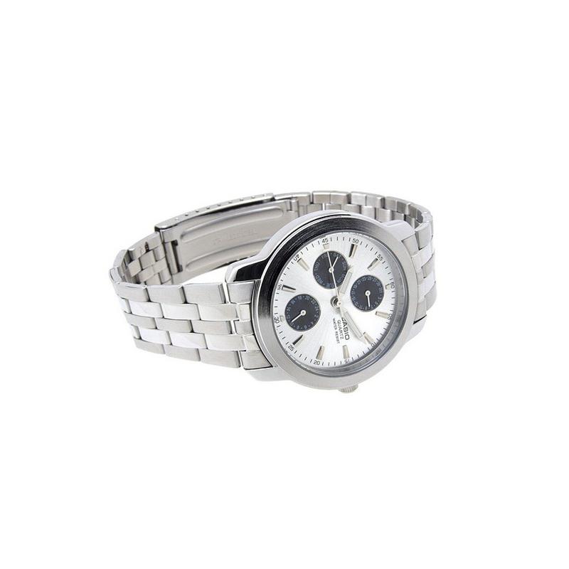 Casio STANDARD Series Silver Gray Couple Waterproof Quartz Watch Quartz Movement Stainless Steel Strap Japanese and Korean Watch Men and MTP-1192A-7A