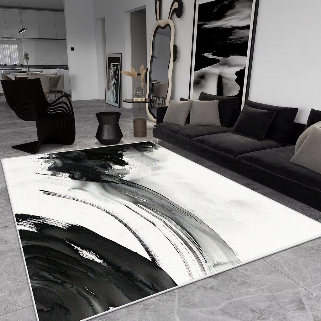 Nordic Abstract CARPET FOR LIVE ROOM Home Decoration Bedroom Large Area Rugs Washable Antiskid Lounge Floor Office Mats Bedside