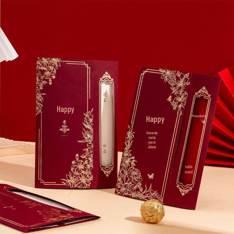 Chinesische High-End Hochzeitskarten-Kollektion für Bankette