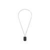 Louis Vuitton Monogram Eclipse Black Nameplate Metal Necklace Men necklace M63640