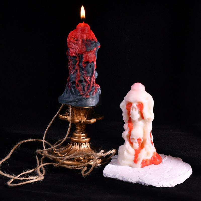 Halloween DIY Craft Silicone Ghost Bride Groom Candle Mold Mould Resin Molds