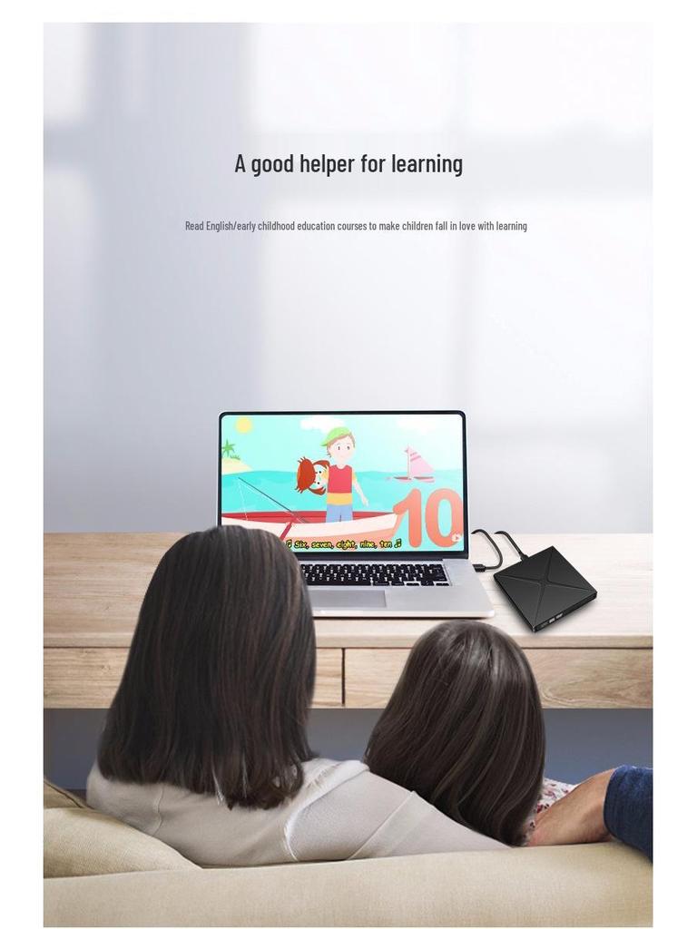 Unitate DVD externă USB/Type-C pentru laptop și desktop cu model diamantat - Unitate optică mobilă universală