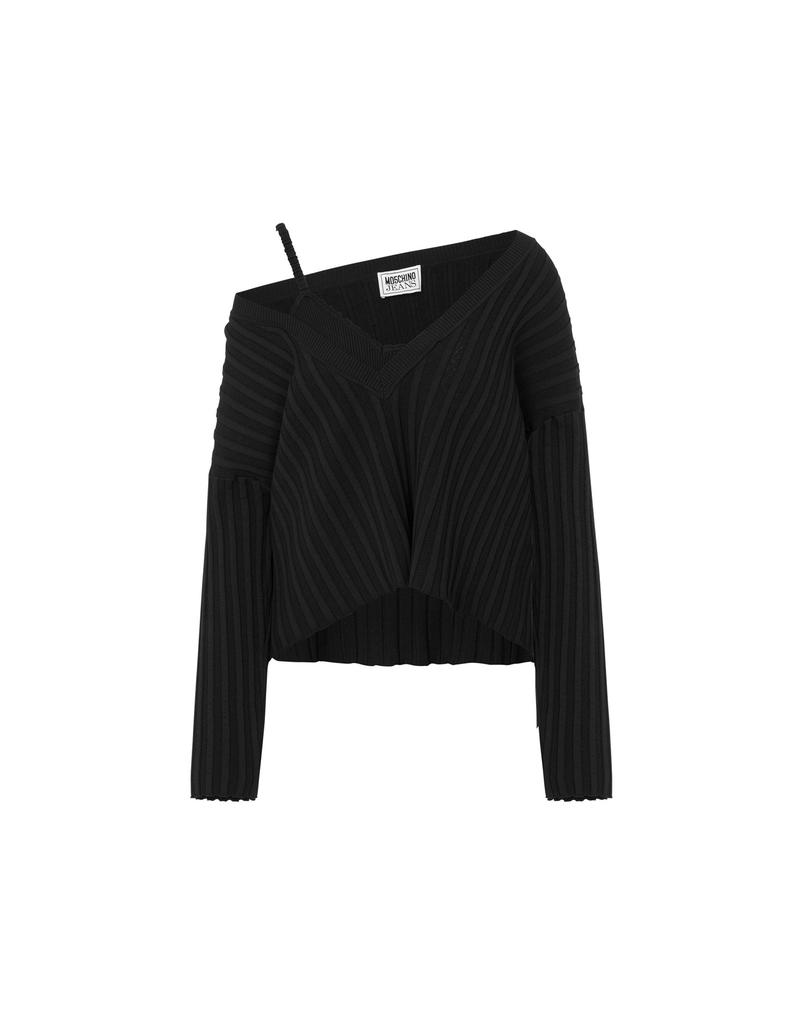 MOSCHINO Jeans Party Stretch Viscose Sweater