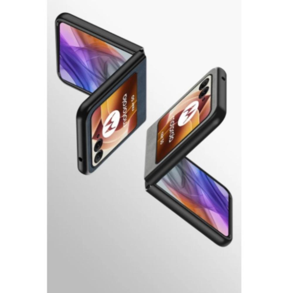 ძვირადღირებული Lambskin PU ტყავის ყდა Motorola Razr 50 Ultra Moto Razr50 50 Ultra Razr 40 2023 დარტყმაგამძლე მყარი პლასტიკური ტელეფონის ქეისი