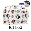 Cartoon Printed Nursing Caps Men Women Medical Hats Adjustable Long Hair Pet Dental Clinic Doctors Scrub Hat