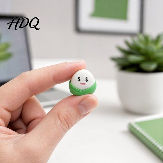 Zongzi Stress Relief Toy 3D Printed Fidget Clicker Cartoon Rice Dumpling Finger