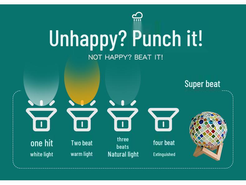 Κιτ Μωσαϊκού Φεγγαριού DIY - Χειροποίητο Νυχτερινό Φως Αφής για την Ημέρα της Μητέρας