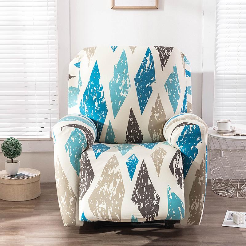 Stretch Recliner Cover 4Pieces/Set Chair Slipcovers Non Slip Slipcover Recliner Furniture Protector For Living Room