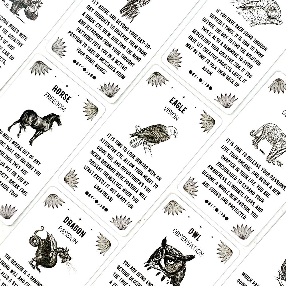 Oracle Cards A 54 Cards Deck English Version For Fortune-telling Party Board Game Card Deck Fate Divination Board Playing Game