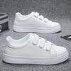 Korean Style Men's White Velcro Casual Shoes - Summer 2026 Fashion Trend