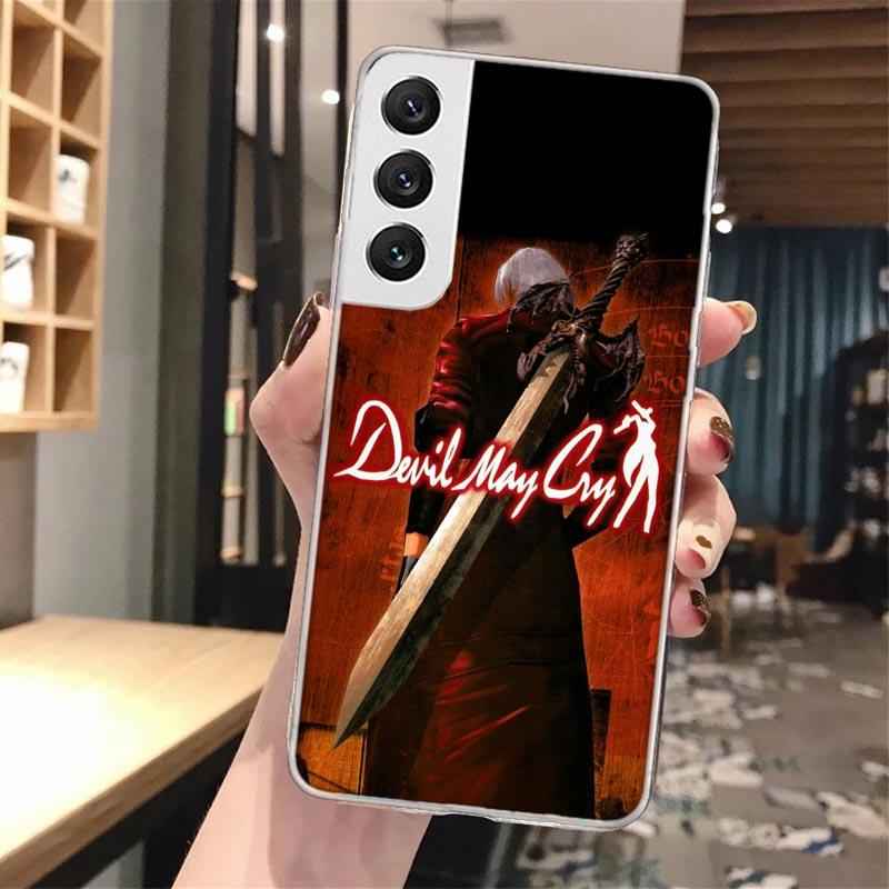 

Game D-Devil May Cry 5 Soft Phone Case For Samsung Galaxy S24 S25 S23 S22 Ultra S21 Plus S20 FE S10 + S10E S25Ultra Pattern Capa Samsung S23