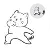 Koongloong Sticker Cat Car Emblem Cat 3D Cute Decoration Car
