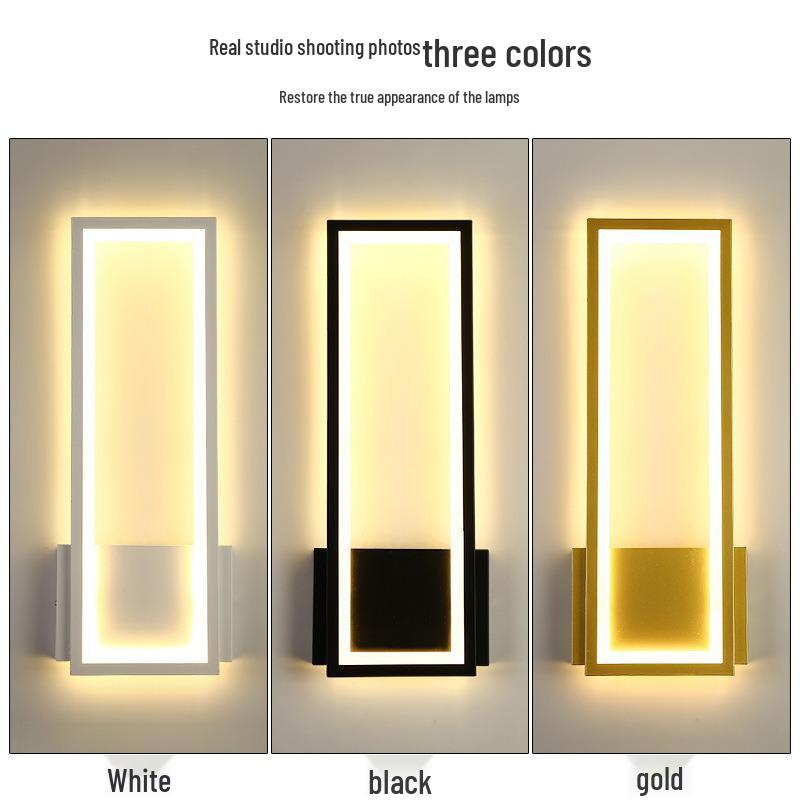 Modern LED Wall Lamp: Sleek Design for Bedroom, Living Room, and Hallway
