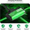 2Pcs 4800Mwh Battery Xbox One Controller Batteries Pack Play Andcharge Kit Usb-C Charging Cable/4 Covers for Xbox One/seriesx|S