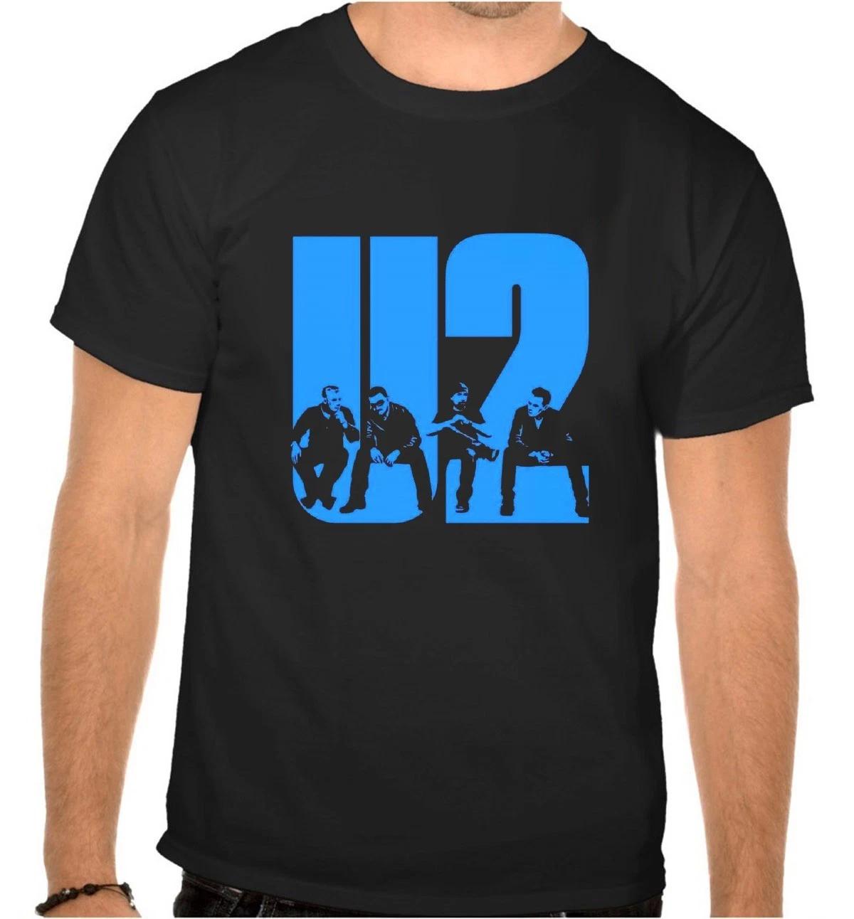U2 U 2 Rock Music Logo Schwarz Kinder T-Shirt -1014 -Kids--Handmade M