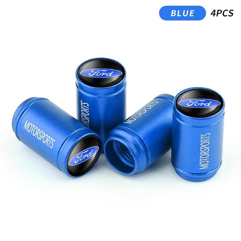 

Hot New Car Wheel Tire Valve Caps Tyre Stem Covers Airdust Waterproof For Ford Focus 2 3 Mondeo Kuga Fiesta MK7 Escort Edge C-M