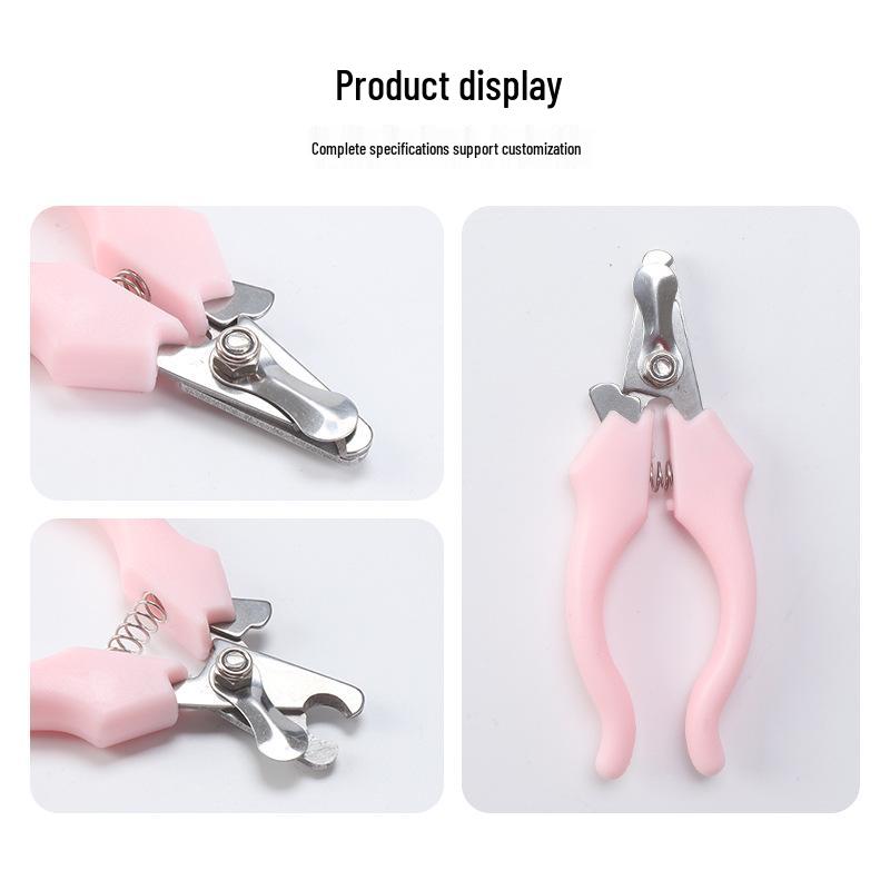 Universal Safe Stainless Steel Nail Clippers with File for Cats and Dogs