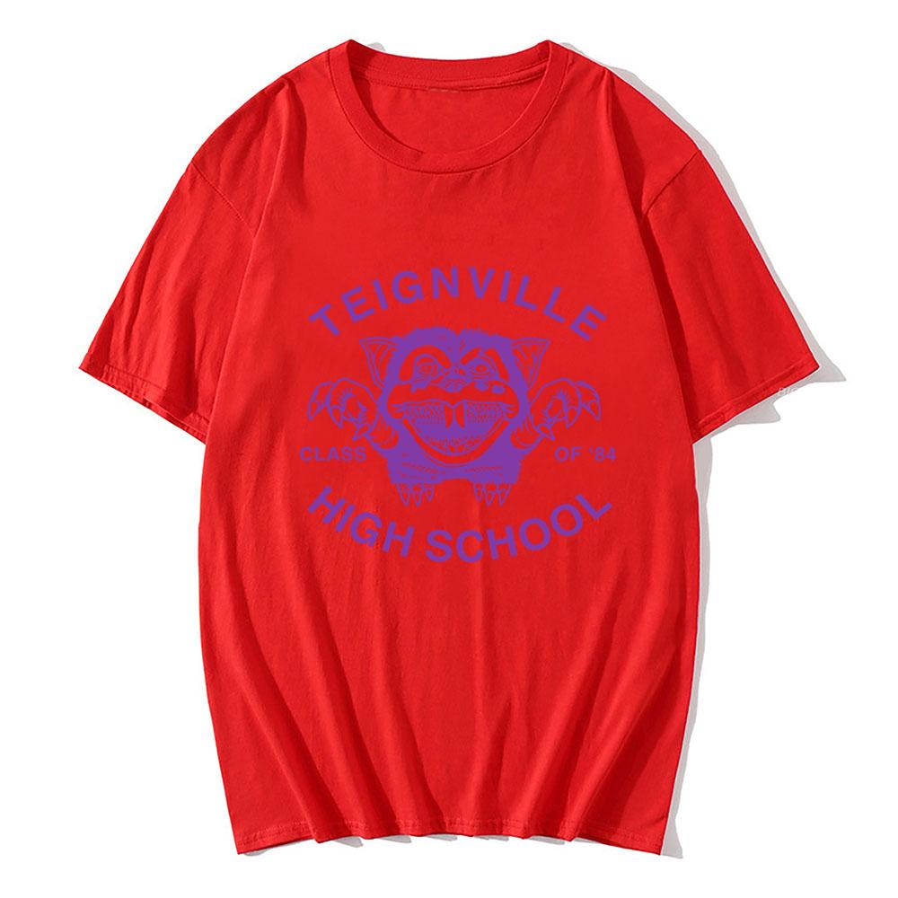 Teignville High School Tshirt Muse Rock Band Design Graphic Tshirts Short Sleeve Cotton Summer T Shirt Unisex Streetwear Unisex S