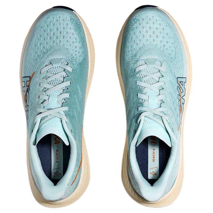 HOKA ONE ONE MACH 6 Breathable Support Running Shoes Men's Blue 1147790-CLRSS