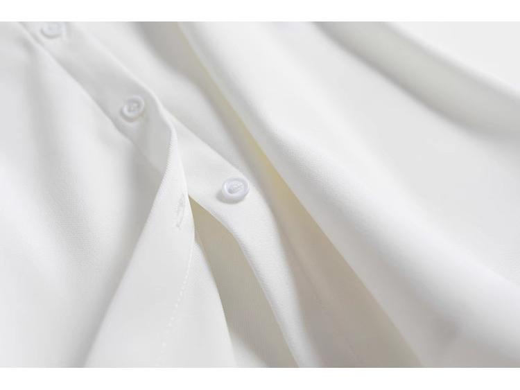 Korean Style Sleeveless Chiffon Fake Collar Versatile Women's Shirt Vest for Spring/Summer 2025