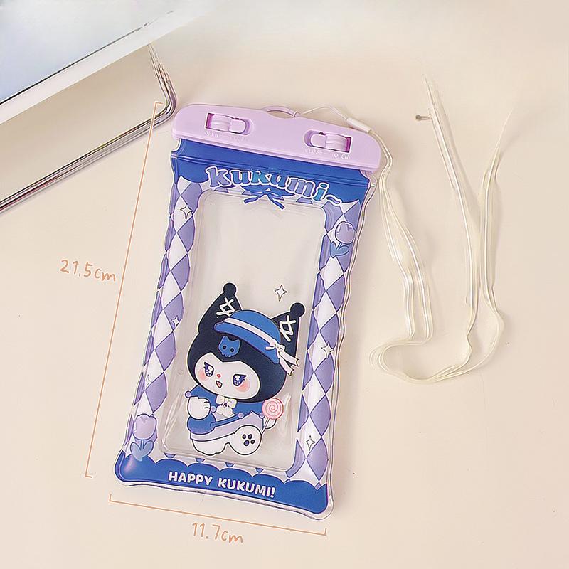 Mobile Phone Waterproof Bag Touch Screen Airbag Swim Drift Ziplock Bag Transparent Takeaway Rider Seal Bag